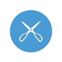 pair of scissors vector icon cutting tool