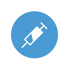 syringe injection vector icon