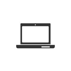 laptop computer icon vector