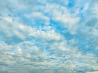 blue sky with clouds