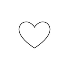 love heart vector icon valetine and couple relationship