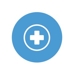 pharmacy medical hospital cross vector icon