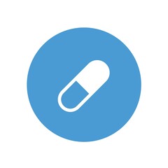 pill medicine vector icon drug
