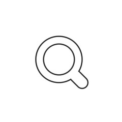 search vector icon magnifying glass icon