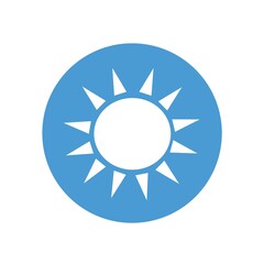 sun solar vector icon heat for energy