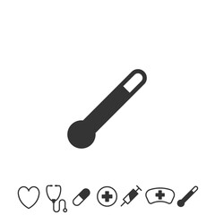 sample testing tube vector icon science and health