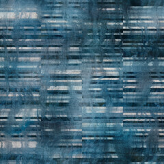 Lavage à l& 39 aquarelle bleu mouillé sur mouillé sans couture design graphique à rayures marbrées peintes humides grungy. Échantillon de motif jpg raster de répétition sans couture.