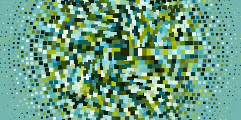 Light Blue, Green vector backdrop with rectangles. Abstract gradient illustration with rectangles. Pattern for business booklets, leaflets