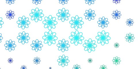 Light Blue, Green vector template with wry lines.