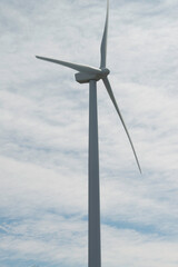 detalle de aerogenerador molino de viento