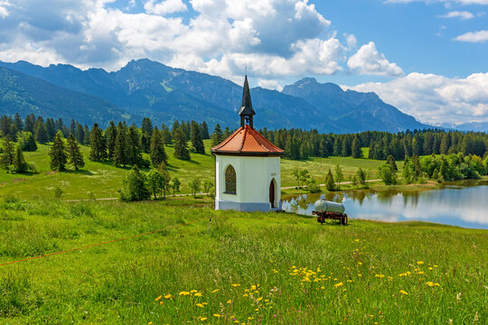 Hegratsrieder See - Kapelle - Allg&auml;u 