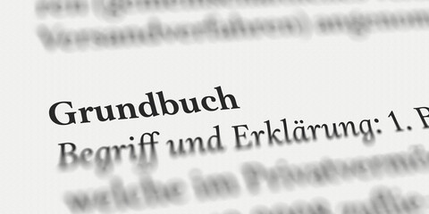 Grundbuch Definition
