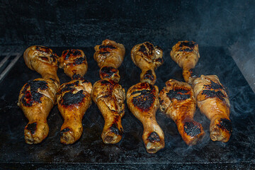 grilled chicken legs