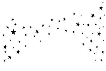 Stars on a white background.
