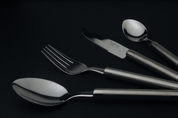 cutlery silver metal