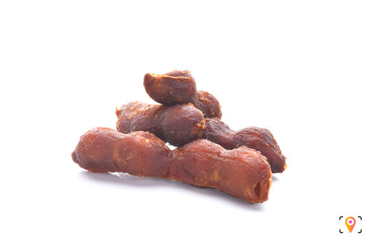 Sweet tamarind on a white background