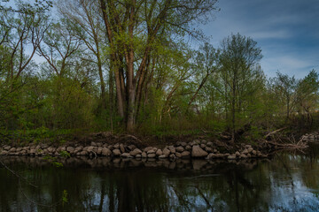 St-Charles River spring 2020