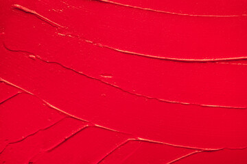 Fototapeta Lip gloss or lipstick pink red orange smudge background texture obraz