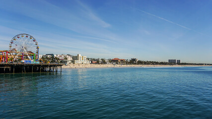 Santa Monica pier Los Angeles