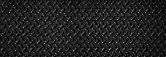 metal sheet with dark vignette steel background.