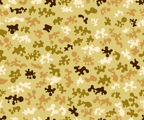 Camouflage repeating light rounded elements. Seamless texture, Vector illustration, background.