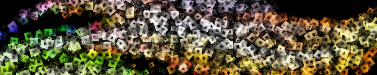 Abstract square panorama background design illustration