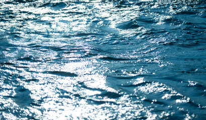 blue and white Abstract water background Beautiful