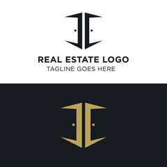Simple and Modern Real Estate Logo Template for your Business