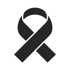 donation charity volunteer help social campaign awareness ribbon silhouette style icon