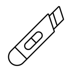 paper cutter icon, line style