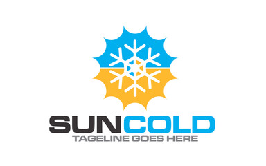 Obraz premium Creative energy eco sun concept logo