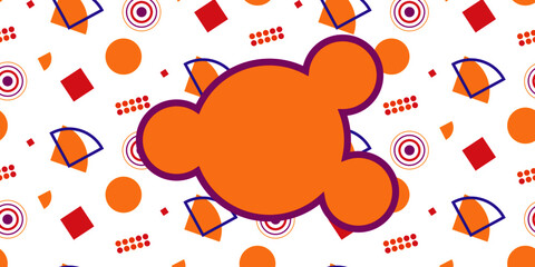 Memphis geometric shapes patterns. Memphis design elements. Retro funky graphic, 90s trends designs and vintage geometric print illustration element. Colorful memphis style backgrounds vector.