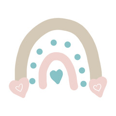 Baby rainbow illustration