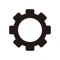 Gear icon vector illustration sign