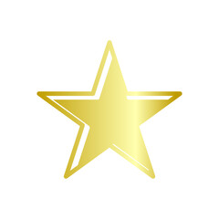 Star gold icon