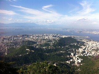 aerial view of Rio de Janeiro Brazil