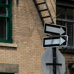 street sign on a street