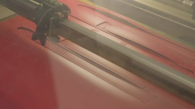 Laser cutter cutting templates to make PPE and various other things
