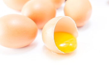 Farm fresh egg background material