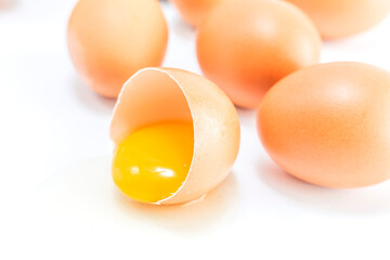 Farm fresh egg background material