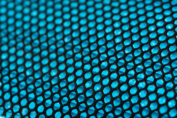 Close up pattern of blue color Air purifier filter