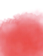 red watercolor splash