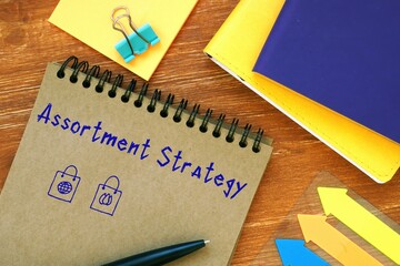 Conceptual photo about Assortment Strategy with written text.