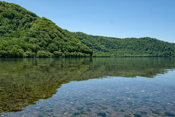 Fototapeta na wymiar 十和田湖 ,十和田八幡平国立公園 , 日本
