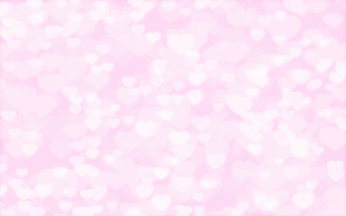 Valentine's Mother's Day pink hearts on pink background.