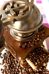 vintage coffee grinder