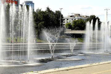 fountain in the park