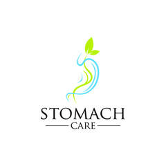 stomach care logo.  icon designs concept vector illustration