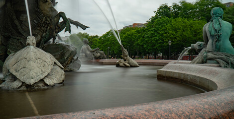 Neptunbrunnen in Berlin Nahaufnahmen © Jochen