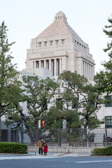 tokyo, japan, 11/10/2019 , The national diet building, house of representative.